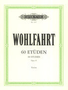 WOHLFAHRT - 60 STUDIES OP 45 FOR VIOLIN