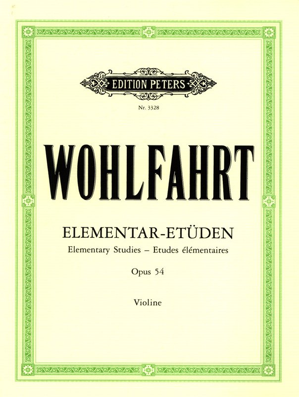 Wohlfahrt - 40 Elementary Studies Op 54 Violin