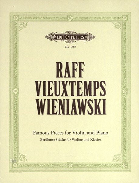 3 Famous Pieces for Violin & Piano