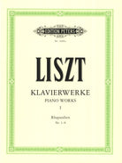 Piano Works Vol 1 Hungarian Rhapsodies Nos 1-8