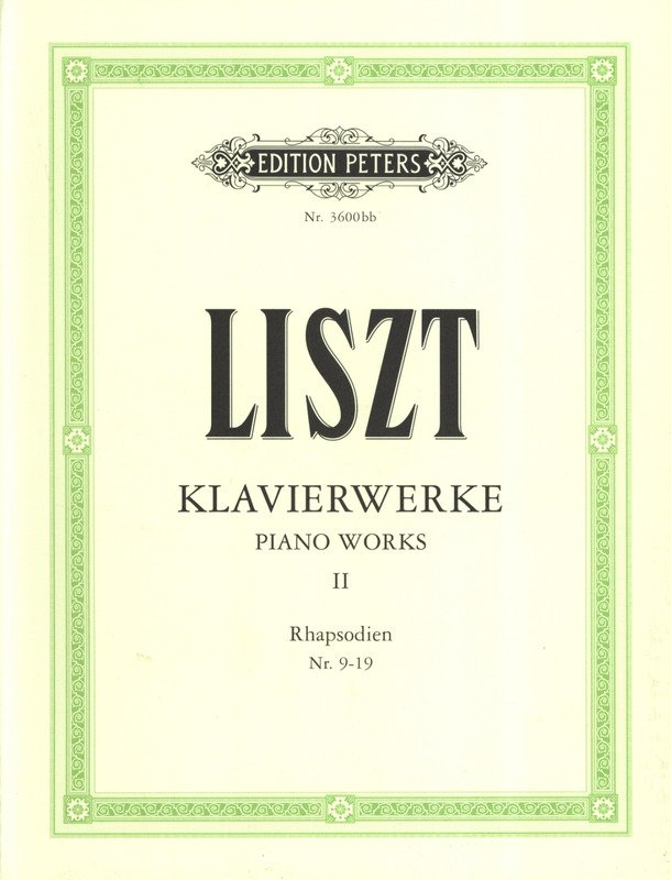 Piano Works Bk 2 Hungarian Rhapsodies Nos 9-16