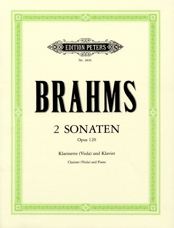 Brahms - 2 Sonatas 2 Op 120 Clarinet (viola)/piano