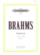 Brahms - Sonata No 1 E Minor Op 38 for Cello/piano