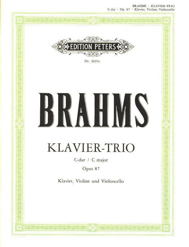 Brahms - Piano Trio No 3 in C Op 87