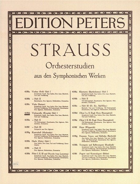 Orchestral Studies Bk 1