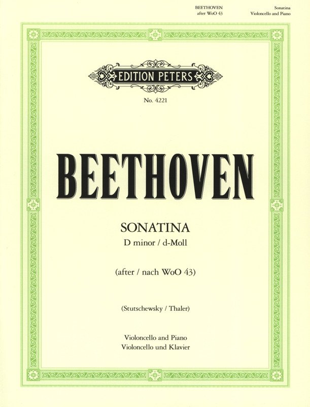 Beethoven - Sonatina D Min Cello/piano