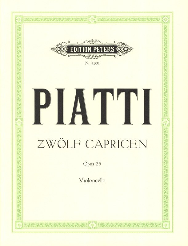 Piatti - 12 Caprices Op 25 Cello