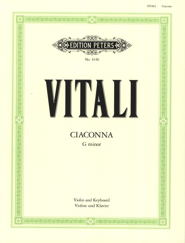 Vitali - Chaconne G Minor for Violin/piano