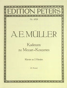 Cadenzas to Mozarts Concertos 2p 4h