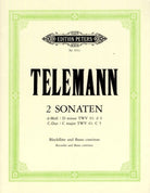 Sonatas D Min and C From Essercizi Musici Tre/pn