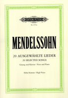 Mendelssohn - 20 Selected Songs High Voice