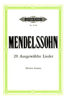 Mendelssohn - 20 Selected Songs Medium Voice
