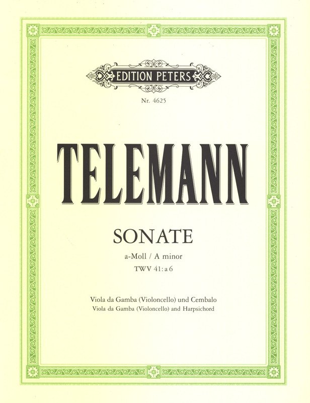 Telemann - Sonata a Minor Cello/piano