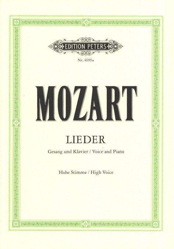 Mozart - 50 Songs High Voice