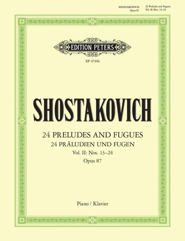 Shostakovich - Preludes and Fugues Op 87 Vol 2 (13-24) Piano