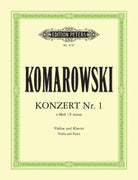 Komarovsky - Concerto No 1 E Minor for Violin/piano