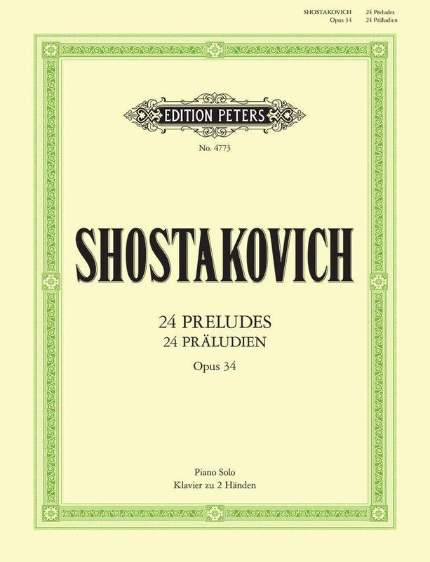 Shostakovich - 24 Preludes Op 34 for Piano