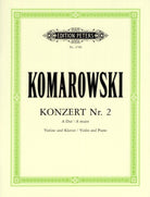 Komarovsky - Concerto No 2 a Violin/piano