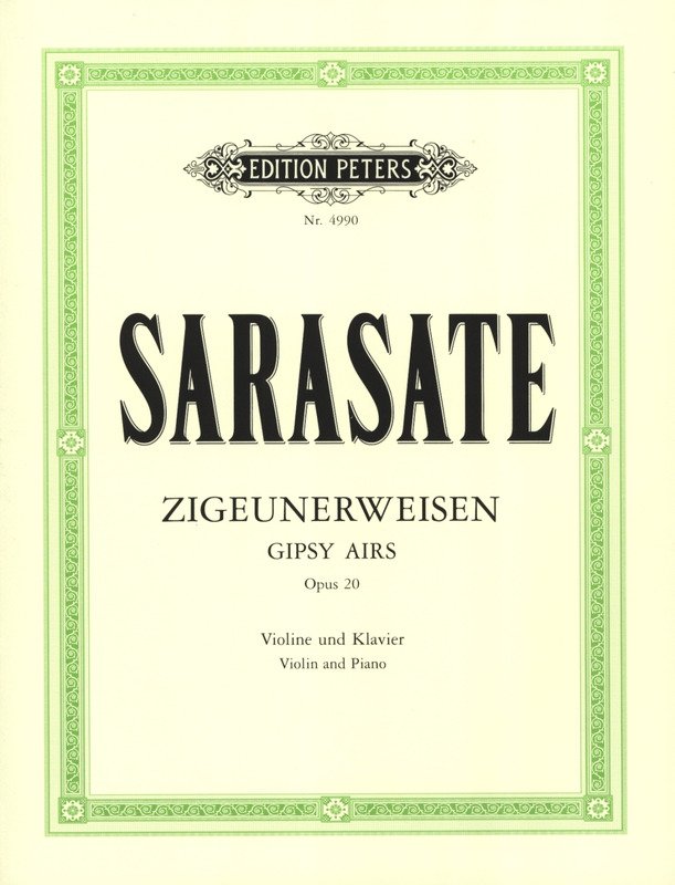 Sarasate - Zigeunerweisen Op 20 Violin/piano
