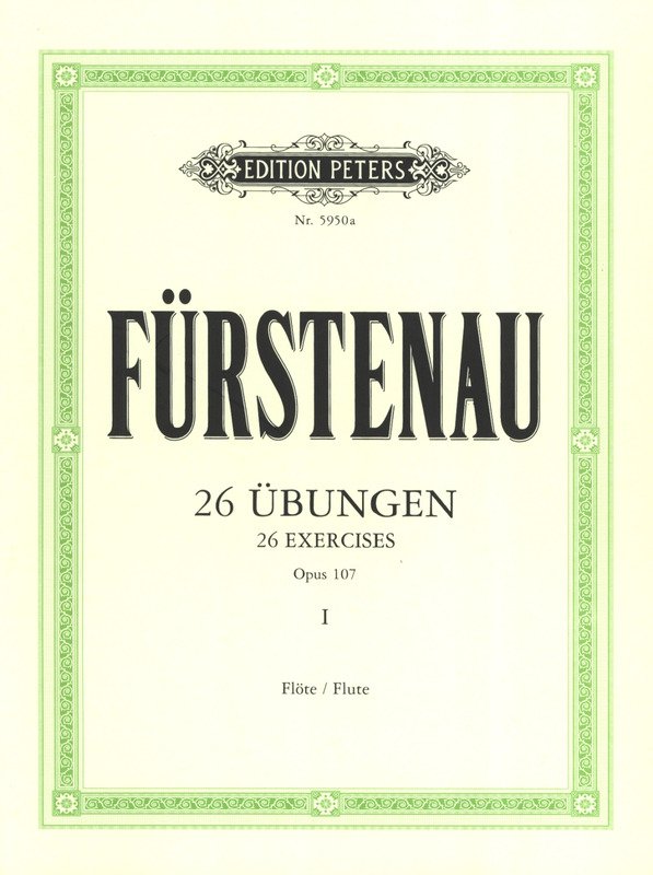 Furstenau - 26 Exercises Op 107 Vol 1 for Flute