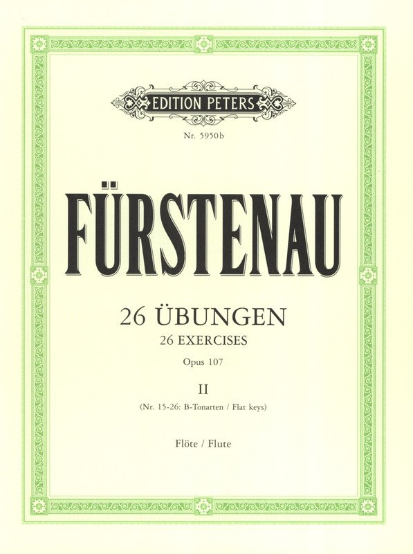 Furstenau - 26 Exercises Op 107 Vol 2 for Flute