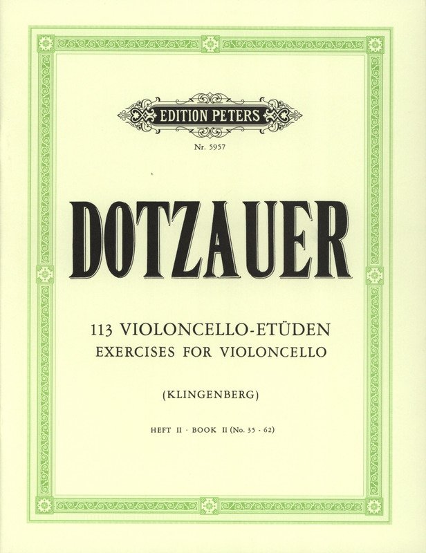 Dotzauer - 113 Exercises Vol 2 Nos 35-62 Cello