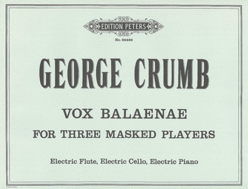 Vox Balaenae for Three Masked Players