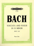 Bach - Toccata and Fugue D Min Piano Ed Johnson