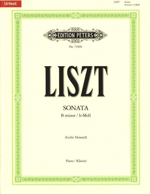 Liszt - Piano Sonata B Minor Urtext