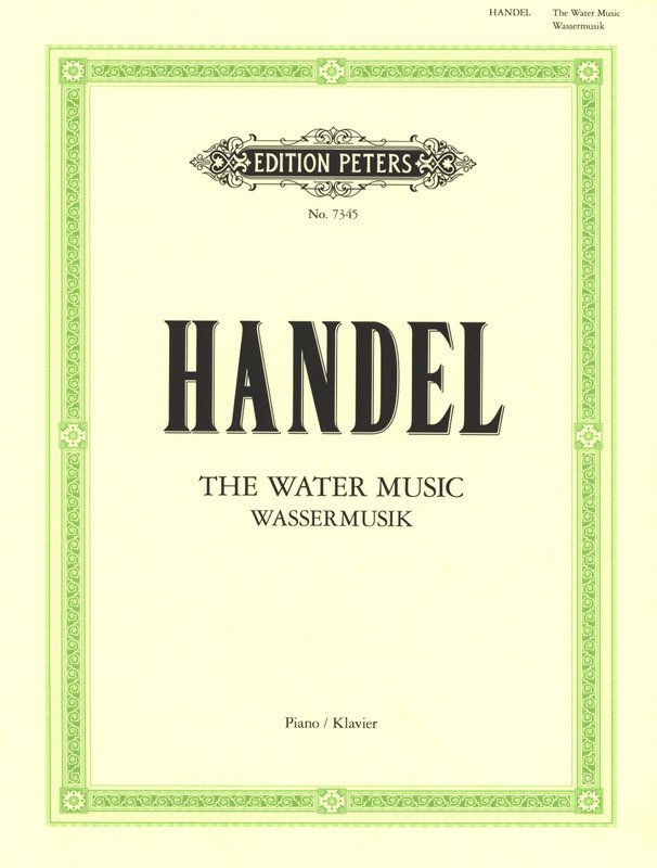 Handel - the Water Music for Piano Solo