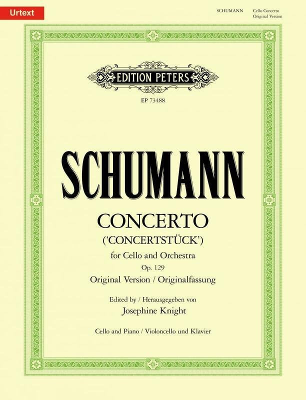 Schumann - Concerto Op 129 Cello/piano