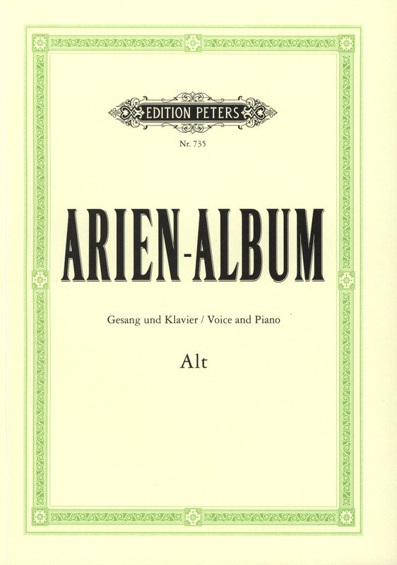 Aria Album for Contralto