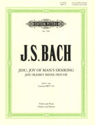 Bach - Jesu Joy of Mans Desiring for Violin/piano