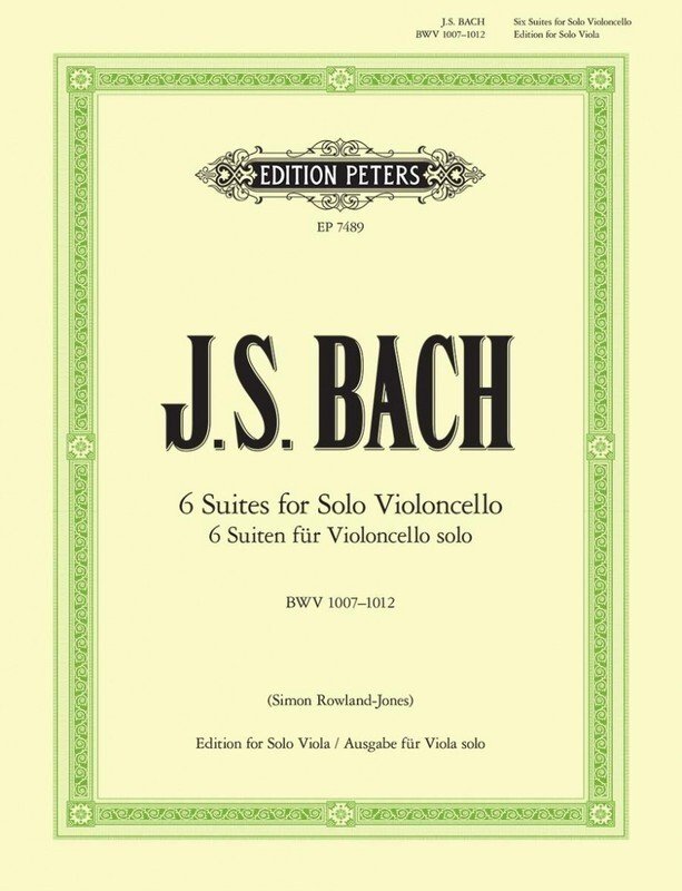 Bach - 6 Cello Suites Arr for Viola