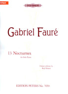 Faure - 13 Nocturnes Ed Howat Urtext