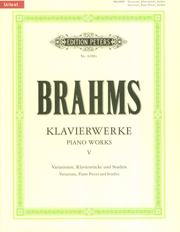 Piano Works Bk 5 Miscellaneous Works Urtext