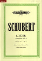 Schubert - Songs Vol 3 Medium Voice
