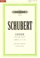 Schubert - Songs Vol 4 High Voice