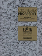 Test Pieces for Orchestral Auditions Flute/piccolo