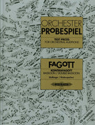 Test Pieces for Orchestral Auditions Bassoon