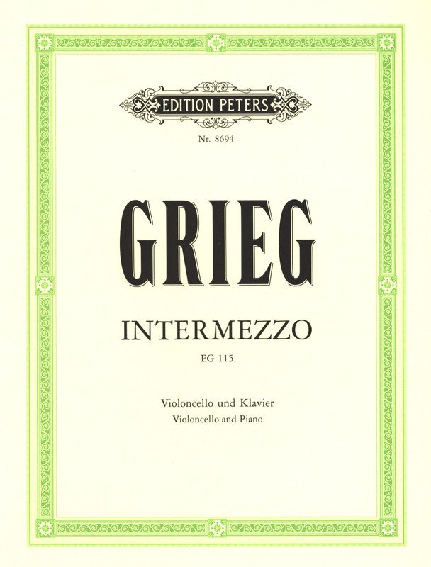Grieg - Intermezzo for Cello/piano