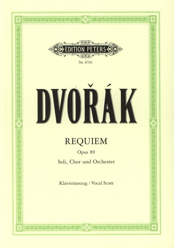 Dvorak - Requiem Vocal Score