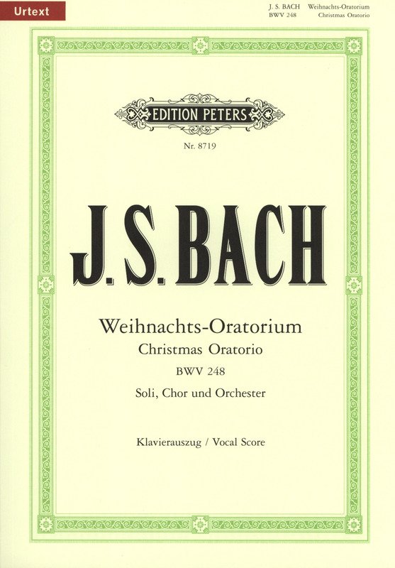 Christmas Oratorio Bwv 248 Urtext Ger