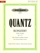Quantz - Concerto G Qv5/174 Flute/piano Urtext