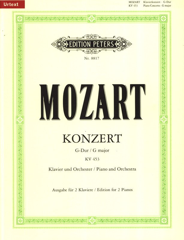Concerto K 453 G Ed Wolff Zacharias 2p 4h