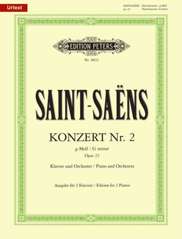 Saint-Saens - Concerto No 2 Op 22 G Min 2p 4h