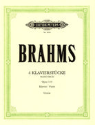 Brahms - 4 Piano Pieces Op 119 Urtext