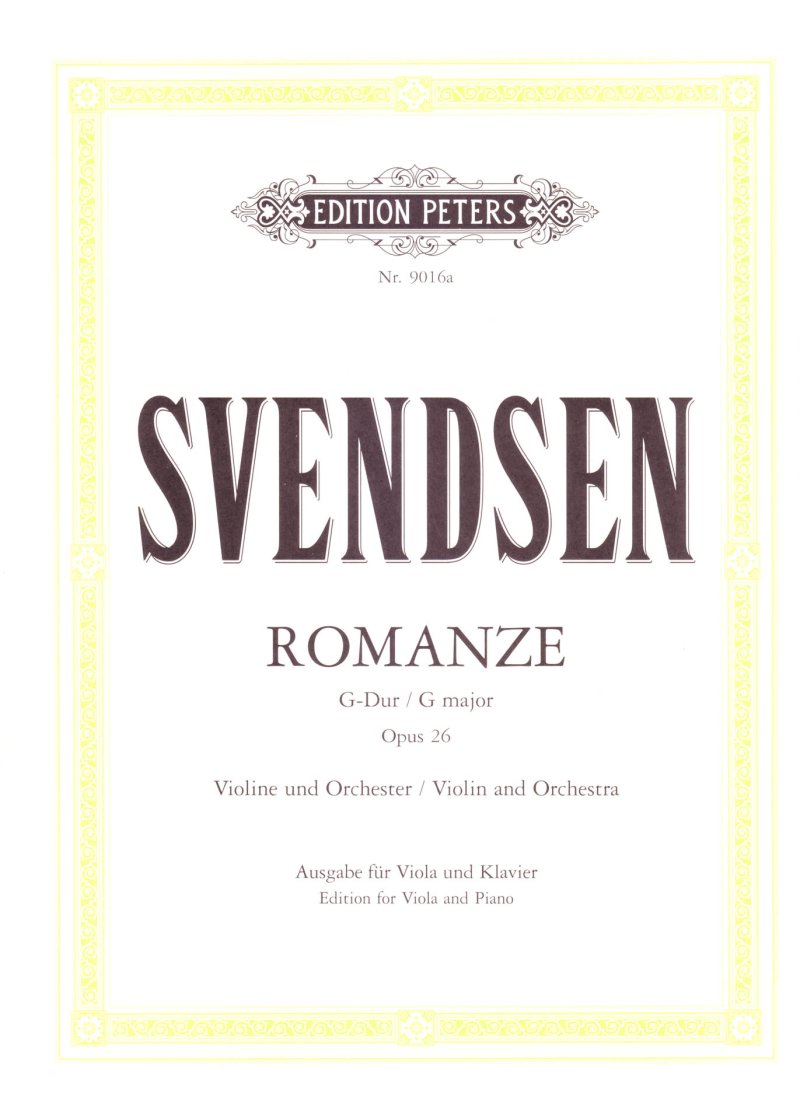 Svendsen - Romance in G Op 26 Viola/piano