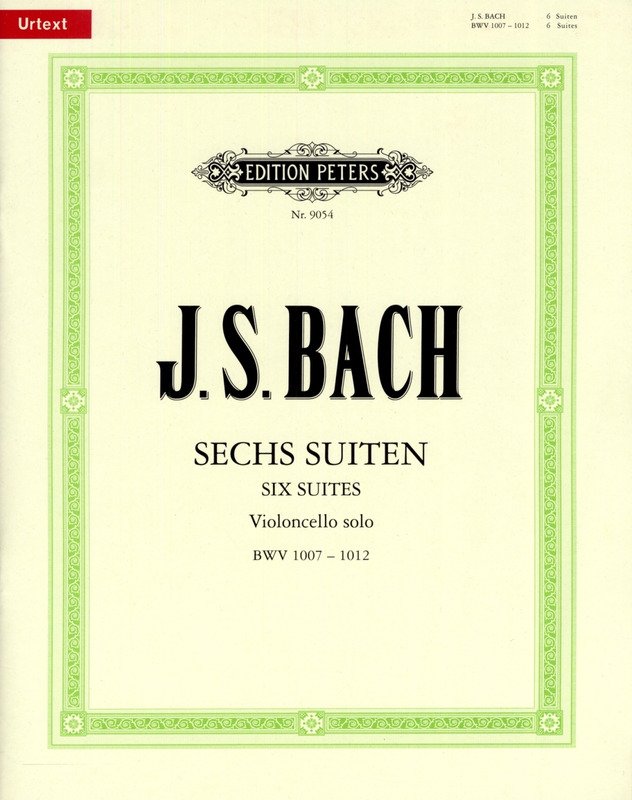 Bach - 6 Suites Bwv 1007-1012 Cello Solo Ed Rubardt