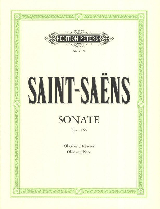 Saint-Saens - Sonata Op 166 Oboe/piano Urtext